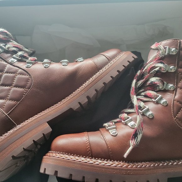 Chanel Quilted Brown Boots - Picture 1 of 7